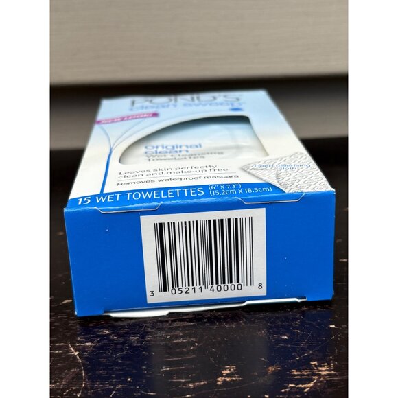 Ponds Clean Sweep Original Clean Wet Cleansing Towelettes 15 Ct New Old Stock - Picture 6 of 6